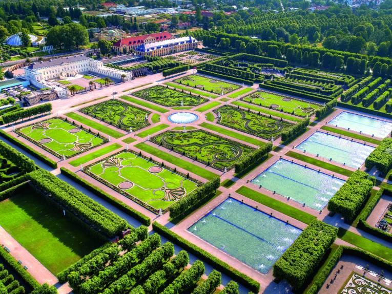 Luftansicht Großer Garten